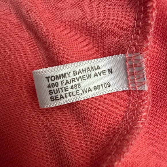 Tommy Bahama Tencel blend tshirt pink/salmon - size L - Picture 6 of 8